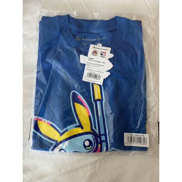 画像2: WCS2024 ホノルル　Tシャツ　ピカチュウ青（XS）【2号店でも販売中】