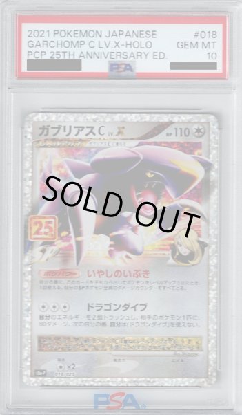 画像1: 【PSA10】ガブリアスCLV.X(プロモ)(018/025)【2号店併売中/店頭で状態確認可能！】 (1)