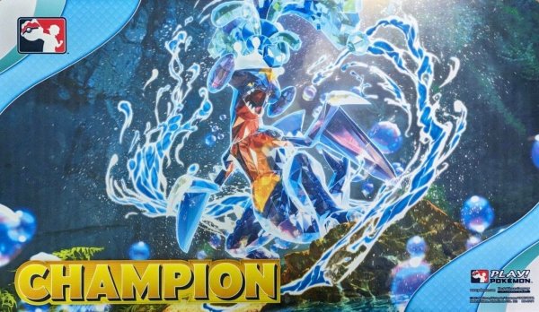 画像1: 【海外プレイマット】ガブリアス CHAMPION (1)